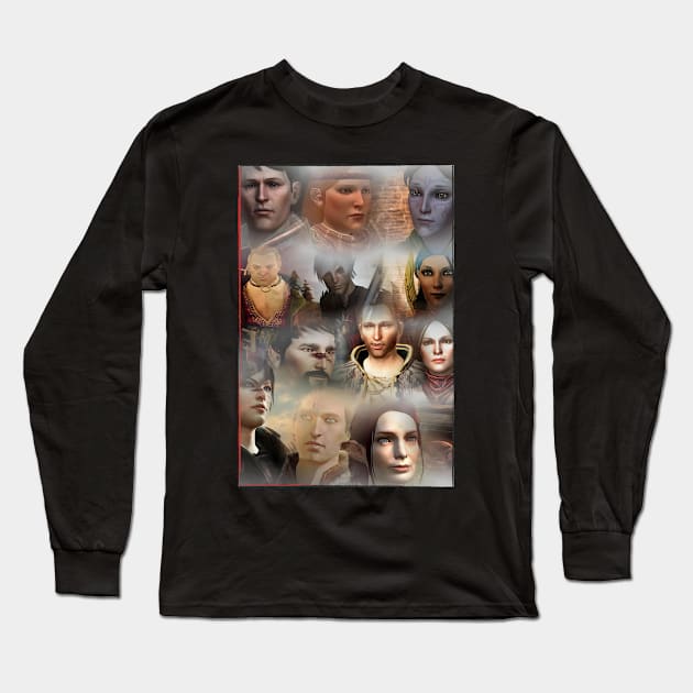 Dragon Age 2 party Long Sleeve T-Shirt by RufderFreiheit